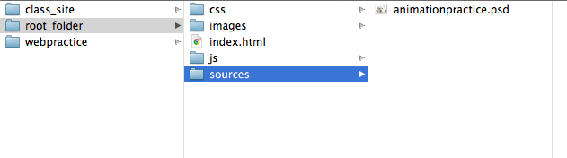 sources folder image