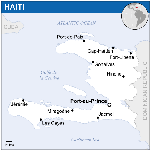 Map of Haiti