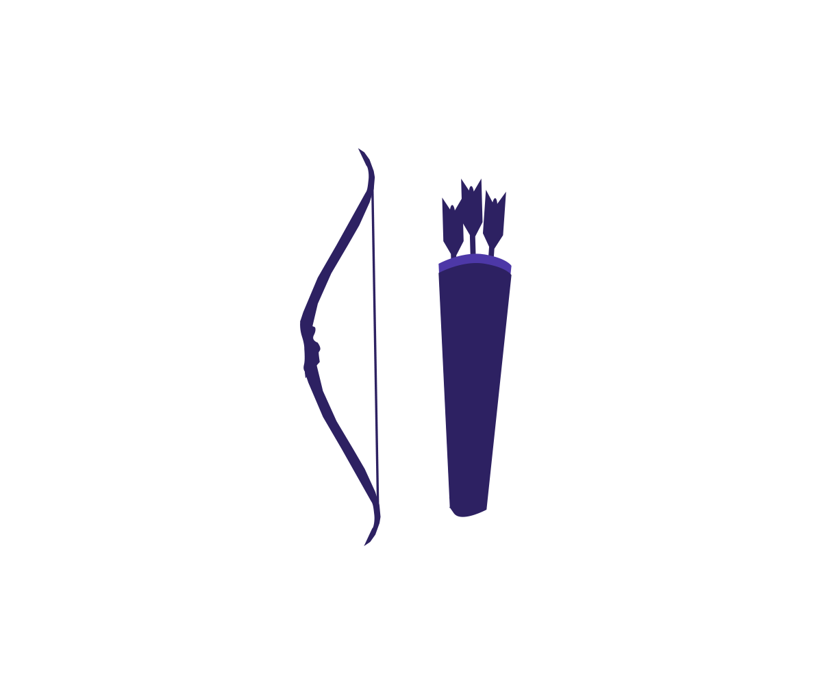 Archery birthday's logo