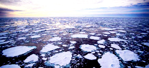 melting ice caps